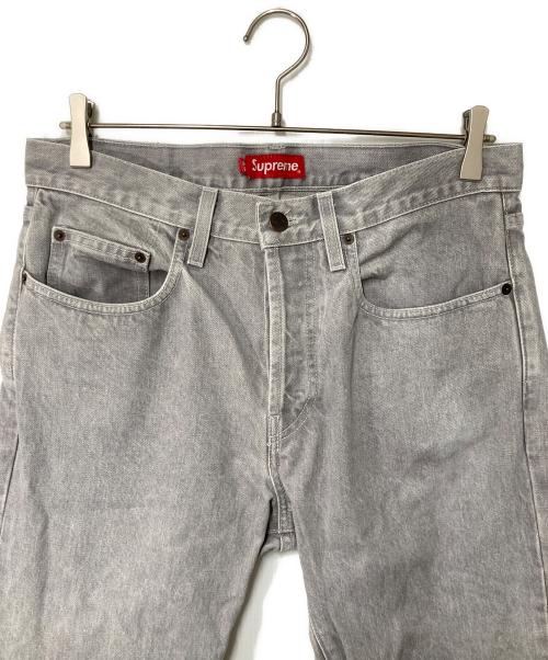 SUPREME（シュプリーム）Supreme (シュプリーム) Slim デニムパンツ グレー サイズ:32の古着・服飾アイテム