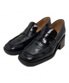 TOD'S（トッズ）の古着「厚底スクエアトゥローファー」｜ブラック