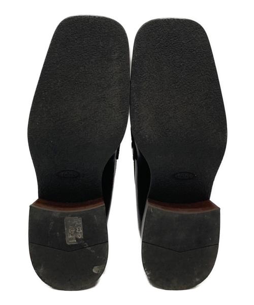 TOD'S（トッズ）TOD'S (トッズ) 厚底スクエアトゥローファー ブラック サイズ:36 1/2の古着・服飾アイテム
