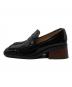 TOD'S (トッズ) 厚底スクエアトゥローファー ブラック サイズ:36 1/2：12000円