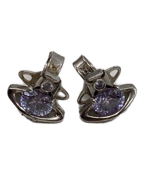 Vivienne Westwood（ヴィヴィアンウエストウッド）Vivienne Westwood (ヴィヴィアンウエストウッド) オーブモチーフピアス シルバーの古着・服飾アイテム