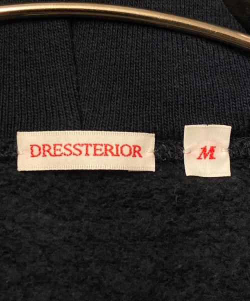 DRESSTERIOR（ドレステリア）DRESSTERIOR (ドレステリア) デキシー吊裏毛プルオーバーパーカスウェット ネイビー サイズ:Ｍの古着・服飾アイテム