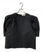 Heveヘイヴ）の古着「Puff Shoulder Tops」｜ブラック