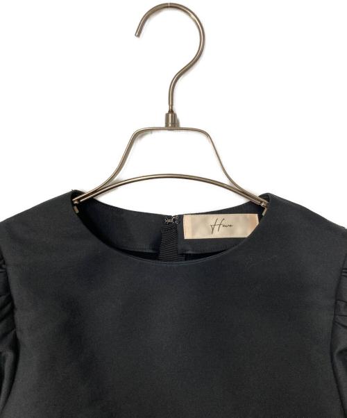 Heve（ヘイヴ）Heve (ヘイヴ) Puff Shoulder Tops ブラック サイズ:Freeの古着・服飾アイテム