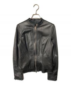 中古・古着通販】Delan (デラン) ラムレザー シングルライダース