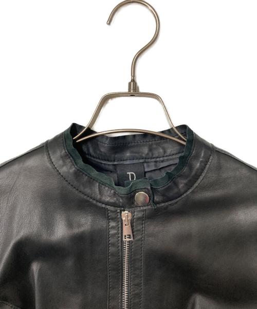 DELAN（デラン）DELAN (デラン) レザージャケット ブラック サイズ:40の古着・服飾アイテム