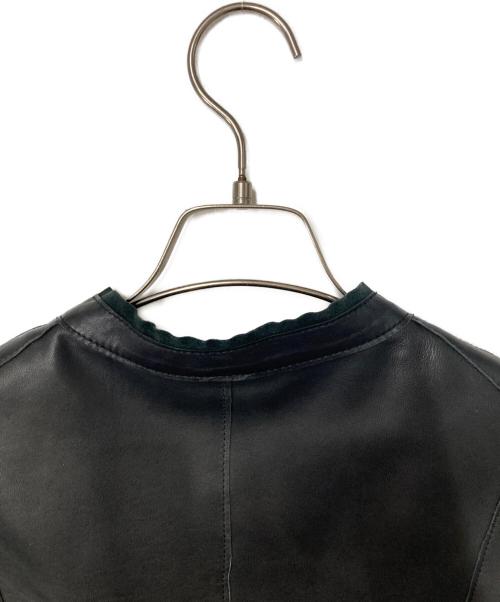 DELAN（デラン）DELAN (デラン) レザージャケット ブラック サイズ:40の古着・服飾アイテム
