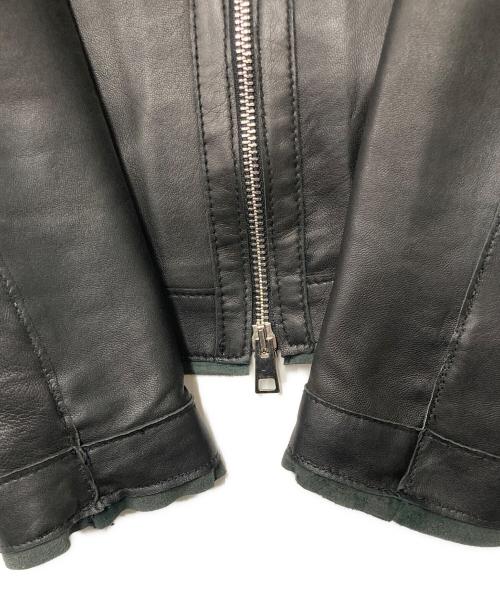 DELAN（デラン）DELAN (デラン) レザージャケット ブラック サイズ:40の古着・服飾アイテム