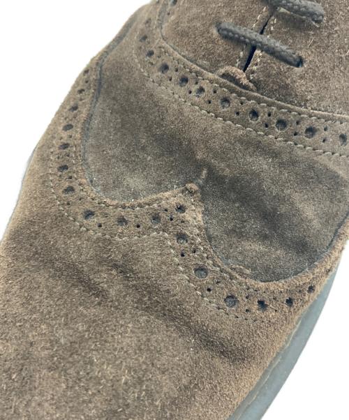 LARDINI（ラルディーニ）LARDINI (ラルディーニ) スエード ウィングチップシューズ ブラウン サイズ:7の古着・服飾アイテム