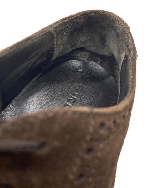 LARDINI（ラルディーニ）LARDINI (ラルディーニ) スエード ウィングチップシューズ ブラウン サイズ:7の古着・服飾アイテム