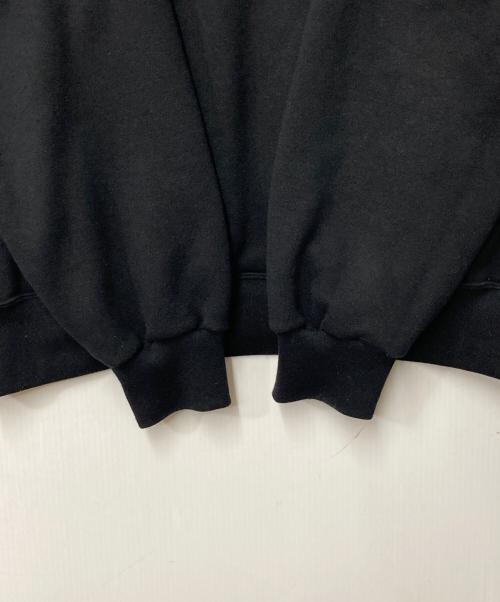 ENNOY（エンノイ）ENNOY (エンノイ) ロゴ刺繍プルオーバーパーカー ブラック サイズ:Lの古着・服飾アイテム