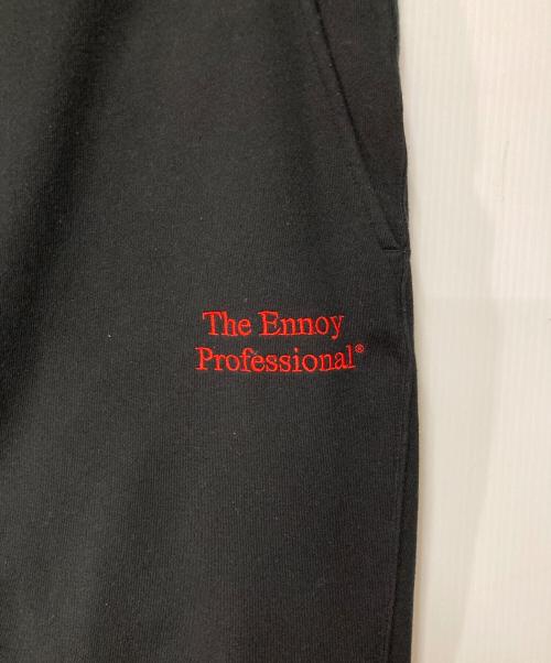 ENNOY（エンノイ）ENNOY (エンノイ) ロゴ刺繍スウェットパンツ ブラック サイズ:Lの古着・服飾アイテム