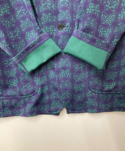 Needles（ニードルズ）Needles (ニードルズ) パピヨン総柄 テーラードジャケット パープル サイズ:Ｍの古着・服飾アイテム