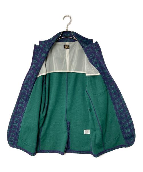Needles（ニードルズ）Needles (ニードルズ) パピヨン総柄 テーラードジャケット パープル サイズ:Ｍの古着・服飾アイテム