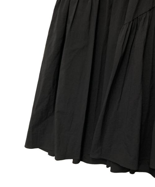 allureville（アルアバイル）allureville (アルアバイル) バイヤスキリカエギャザースカート ブラック サイズ:1の古着・服飾アイテム