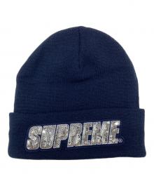 SUPREME（シュプリーム）の古着「Sequin Beanie」｜ネイビー