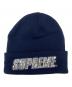 SUPREME（シュプリーム）の古着「Sequin Beanie」｜ネイビー