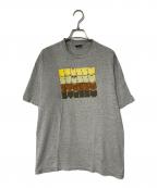 stussyステューシー）の古着「プリントTシャツ」｜グレー