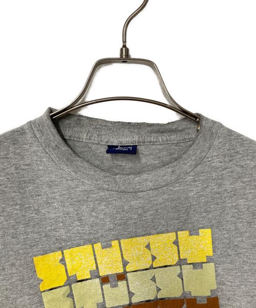 stussy（ステューシー）stussy (ステューシー) プリントTシャツ グレー サイズ:Lの古着・服飾アイテム