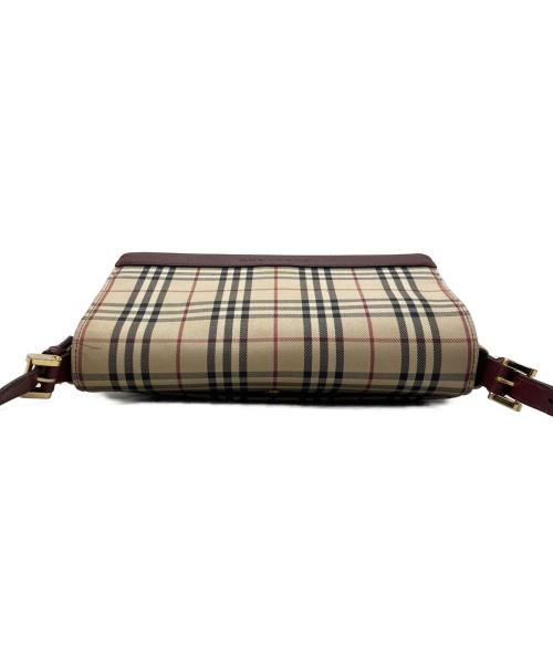 BURBERRY（バーバリー）BURBERRY (バーバリー) ノバチェックキャンバスショルダーバッグ ベージュの古着・服飾アイテム