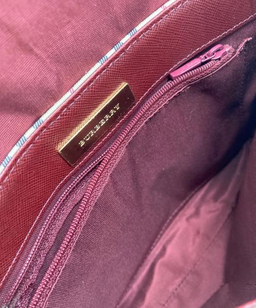 BURBERRY（バーバリー）BURBERRY (バーバリー) ノバチェックキャンバスショルダーバッグ ベージュの古着・服飾アイテム