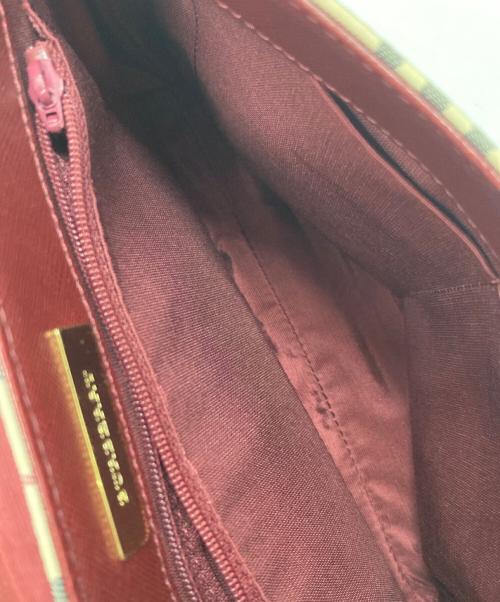 BURBERRY（バーバリー）BURBERRY (バーバリー) ノバチェックキャンバスショルダーバッグ ベージュの古着・服飾アイテム