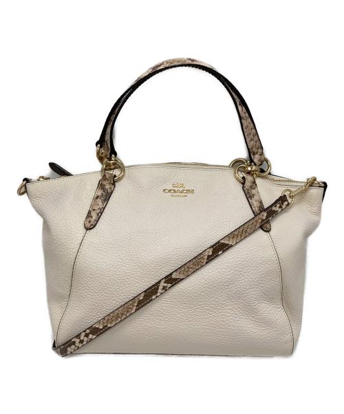 COACH（コーチ）COACH (コーチ) 2WAYショルダーバッグ ベージュの古着・服飾アイテム