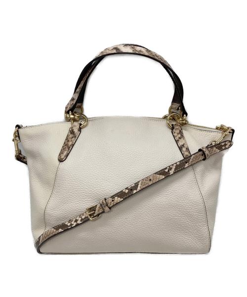 COACH（コーチ）COACH (コーチ) 2WAYショルダーバッグ ベージュの古着・服飾アイテム
