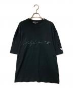 Y-3ワイスリー）の古着「M DISTRESSED SIGNATURE SS TEE」｜ブラック