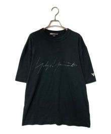 Y-3（ワイスリー）の古着「M DISTRESSED SIGNATURE SS TEE」｜ブラック