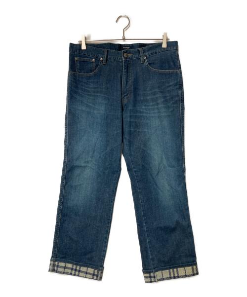 BURBERRY LONDON（バーバリーロンドン）BURBERRY LONDON (バーバリーロンドン) ノバチェックデニムパンツ インディゴ サイズ:35の古着・服飾アイテム