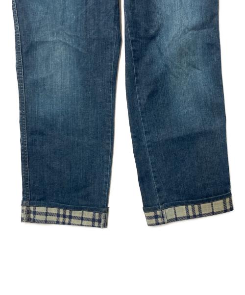 BURBERRY LONDON（バーバリーロンドン）BURBERRY LONDON (バーバリーロンドン) ノバチェックデニムパンツ インディゴ サイズ:35の古着・服飾アイテム