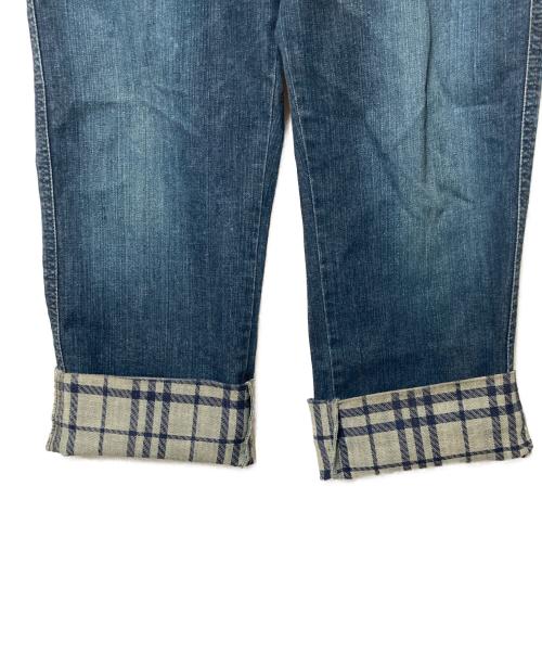 BURBERRY LONDON（バーバリーロンドン）BURBERRY LONDON (バーバリーロンドン) ノバチェックデニムパンツ インディゴ サイズ:35の古着・服飾アイテム