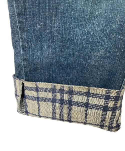 BURBERRY LONDON（バーバリーロンドン）BURBERRY LONDON (バーバリーロンドン) ノバチェックデニムパンツ インディゴ サイズ:35の古着・服飾アイテム