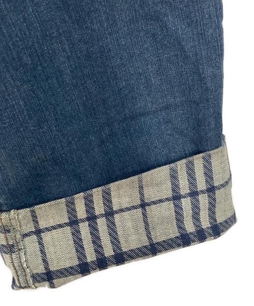BURBERRY LONDON（バーバリーロンドン）BURBERRY LONDON (バーバリーロンドン) ノバチェックデニムパンツ インディゴ サイズ:35の古着・服飾アイテム
