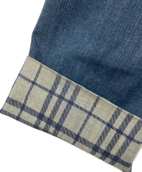 BURBERRY LONDON（バーバリーロンドン）BURBERRY LONDON (バーバリーロンドン) ノバチェックデニムパンツ インディゴ サイズ:35の古着・服飾アイテム
