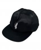 SUPREME×PLAY BOYシュプリーム×プレイボーイ）の古着「STATIN 5-PANEL CAP」｜ブラック