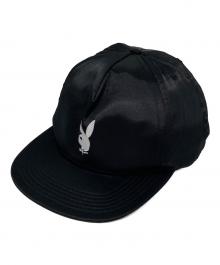 SUPREME×PLAY BOY（シュプリーム×プレイボーイ）の古着「STATIN 5-PANEL CAP」｜ブラック