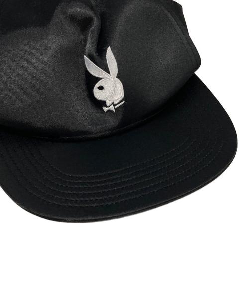 SUPREME（シュプリーム）Supreme (シュプリーム) PLAY BOY (プレイボーイ) STATIN 5-PANEL CAP ブラックの古着・服飾アイテム