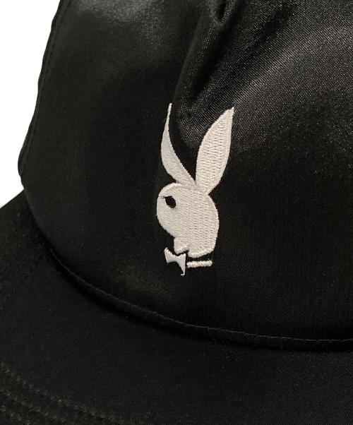 SUPREME（シュプリーム）Supreme (シュプリーム) PLAY BOY (プレイボーイ) STATIN 5-PANEL CAP ブラックの古着・服飾アイテム