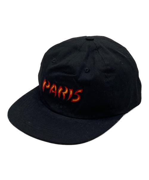 SUPREME（シュプリーム）Supreme (シュプリーム) Paris 6-Panel Cap ブラックの古着・服飾アイテム