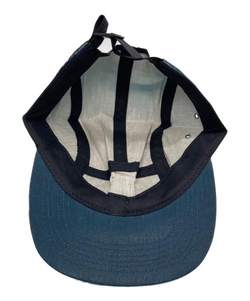 SUPREME（シュプリーム）Supreme (シュプリーム) Coated Linen Camp Cap ネイビーの古着・服飾アイテム