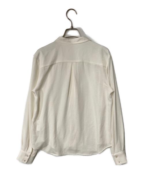 SOEJU（ソージュ）SOEJU (ソージュ) ジョーゼットリボンブラウス ホワイト サイズ:Ｍの古着・服飾アイテム