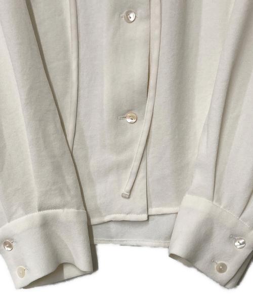 SOEJU（ソージュ）SOEJU (ソージュ) ジョーゼットリボンブラウス ホワイト サイズ:Ｍの古着・服飾アイテム