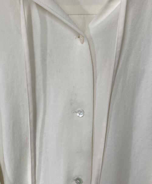 SOEJU（ソージュ）SOEJU (ソージュ) ジョーゼットリボンブラウス ホワイト サイズ:Ｍの古着・服飾アイテム