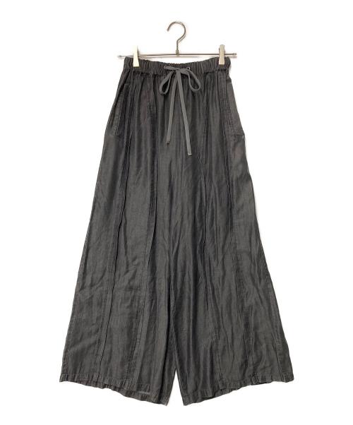 CLOVE（クローブ）CLOVE (クローブ) タックデザインテンセルデニムパンツ グレー サイズ:SIZE 29の古着・服飾アイテム