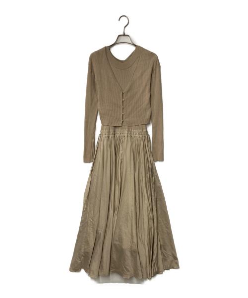 HER LIP TO（ハーリップトゥ）Her lip to (ハーリップトゥ) Day To Night Set ベージュ サイズ:Ｍの古着・服飾アイテム