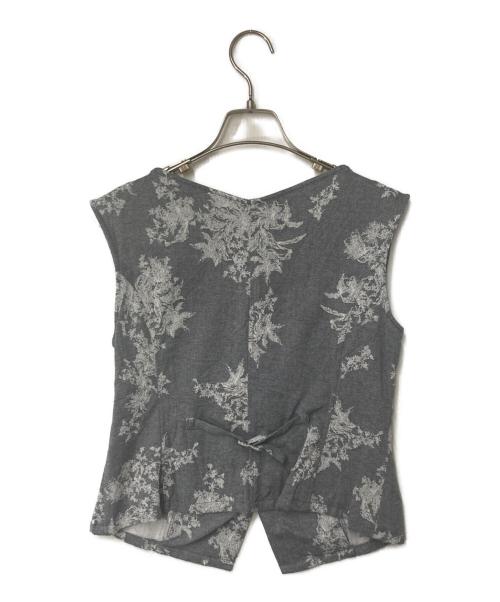 HER LIP TO（ハーリップトゥ）Her lip to (ハーリップトゥ) Martigues Jacquard Vest Set グレー サイズ:Ｍの古着・服飾アイテム