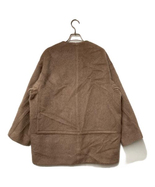 IENA（イエナ）IENA (イエナ) モヘアシャギーハーフコート ブラウン サイズ:36の古着・服飾アイテム