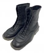 CHARLES & KEITHチャールズアンドキース）の古着「Tegan Leather Lace-Up Boots」｜ブラック